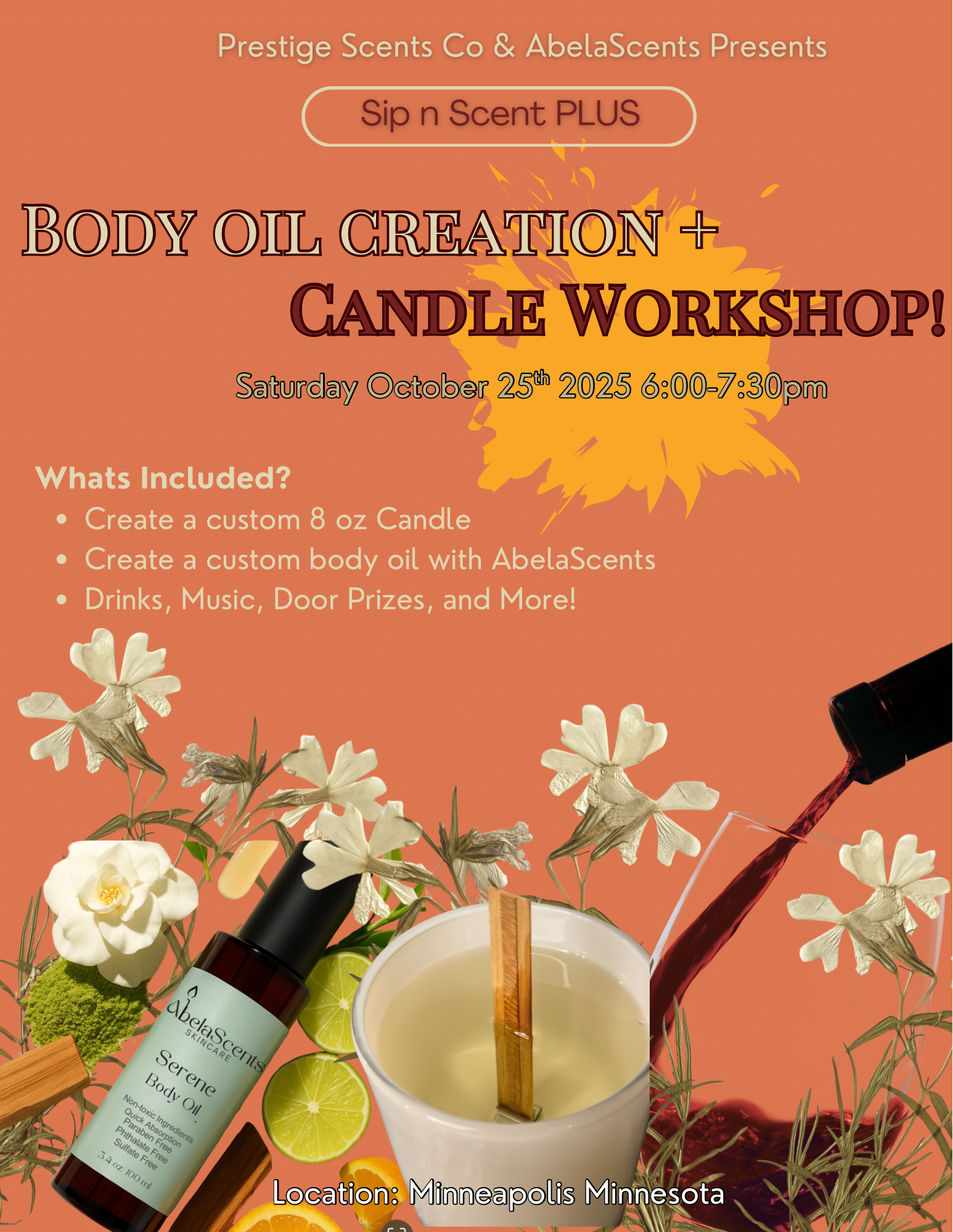 Sip n Scent Candle Workshop